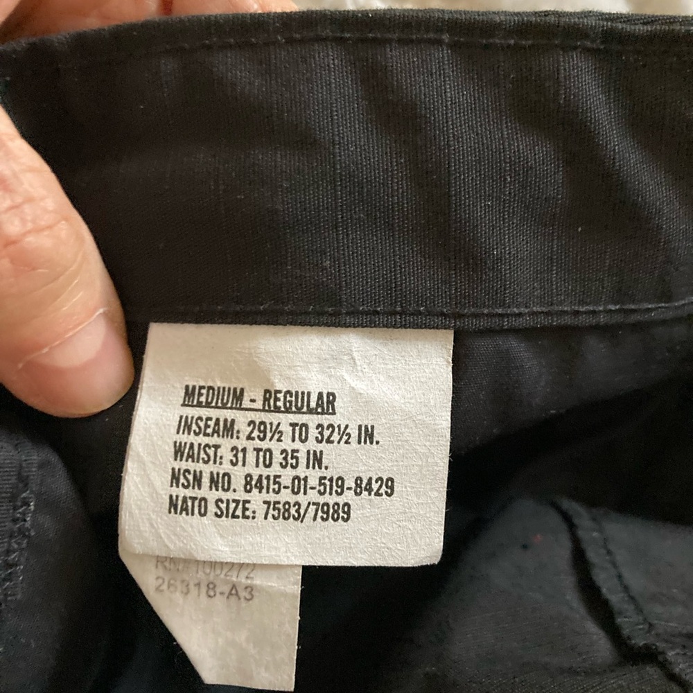 Tru Spec Men’s Black Tactical Cargo Pants MR - Picture 4 of 9